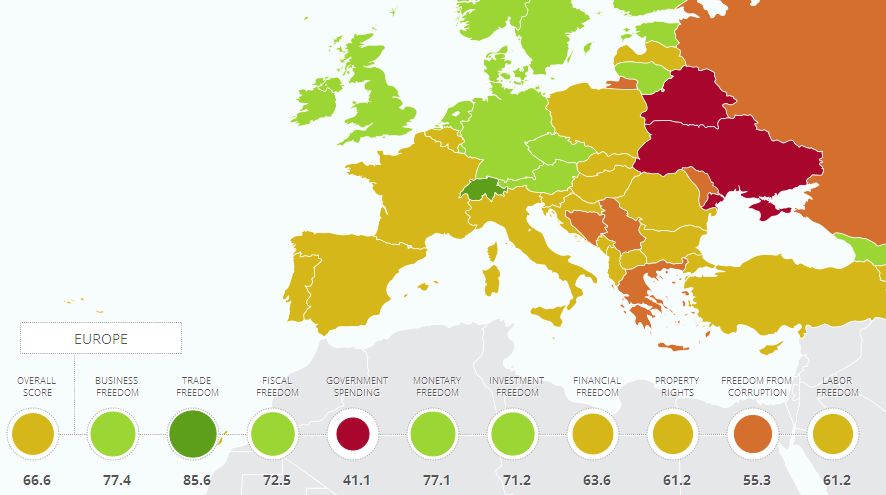 economic-freedom-2012-europe